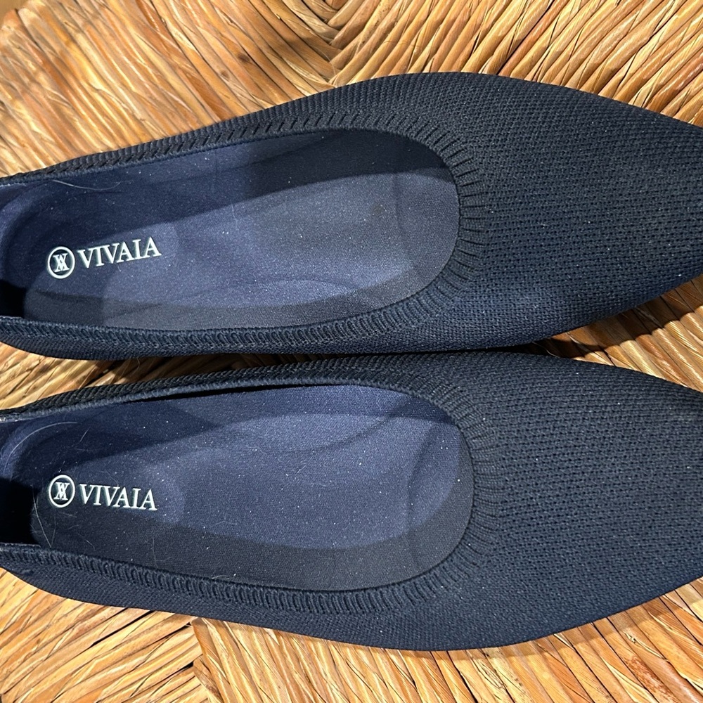 Women's Navy Flats